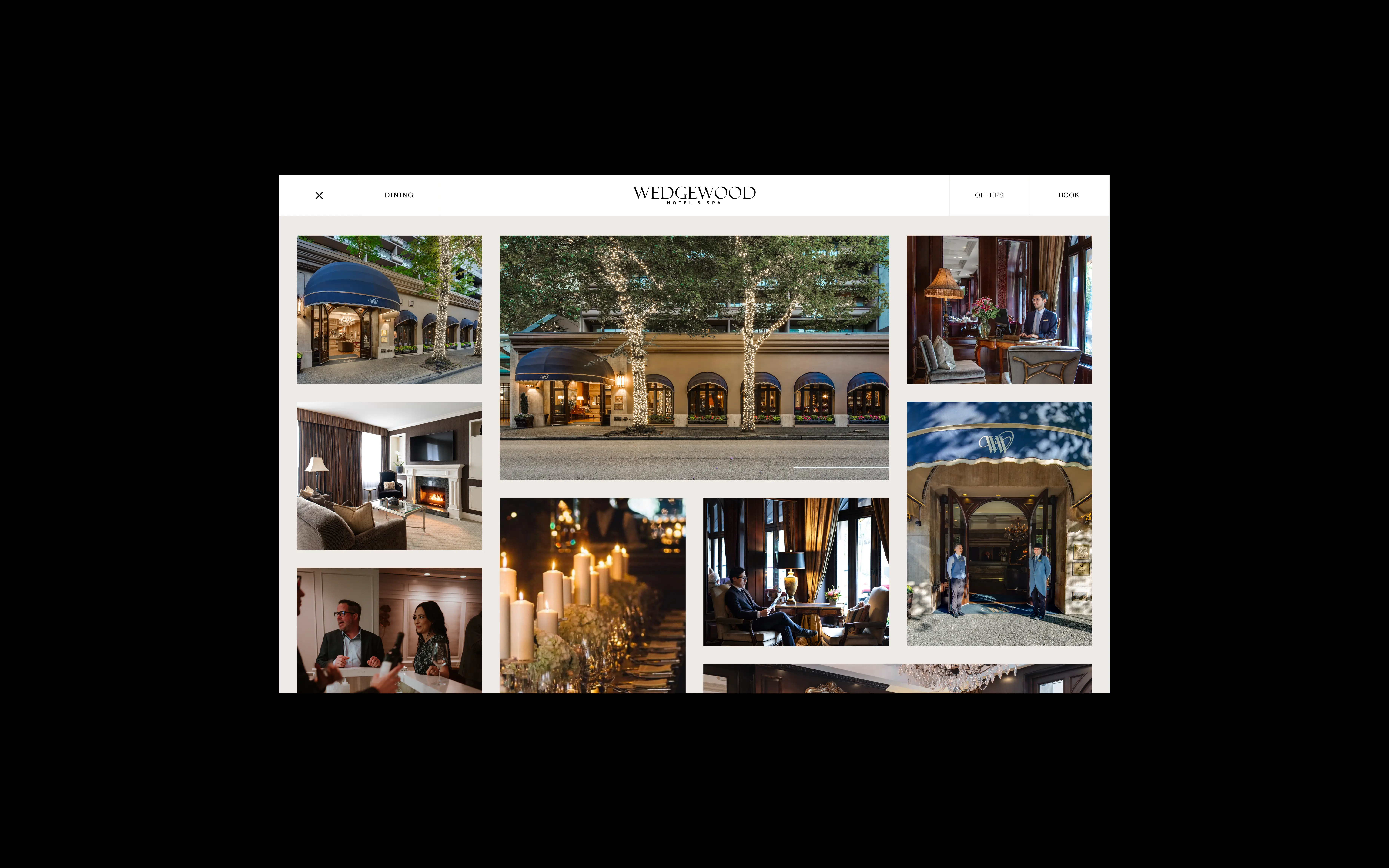 Wedgwood Hotel & Spa website design - image 6